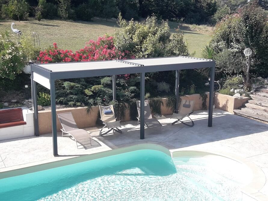 pergola bioclimatique autoportée